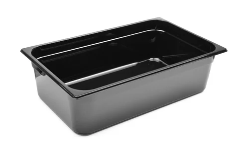 Kantin GN 1/1 svart polykarbonat